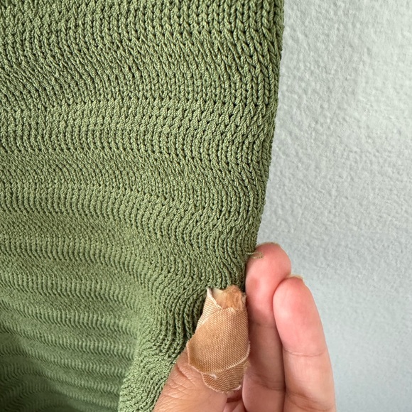 Finders Keepers Iggy knit halter dress. Green. Size small. EUC. - Picture 11 of 15